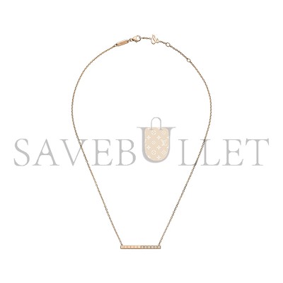 CHOPARD ICE CUBE NECKLACE, ROSE GOLD, HALF-SET DIAMONDS 817702-5002